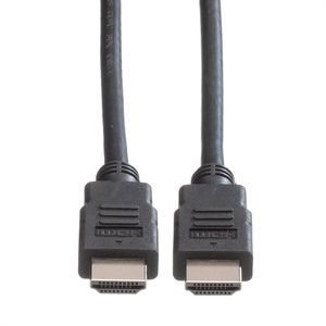 ROLINE GREEN HDMI High Speed kabel met Ethernet M-M, TPE, zwart, 3 m