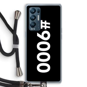 #9000: Oppo Find X3 Neo Transparant Hoesje met koord