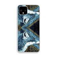 Golden Fox: Pixel 4 Transparant Hoesje
