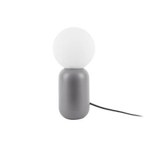 Leitmotiv - Table lamp Gala iron mouse grey w. glass ball