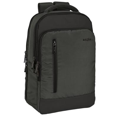 Rugtas voor Laptop en Tablet met USB Uitgang Safta Business Grijs (29 x 44 x 15 cm)