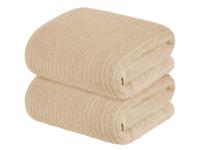 LIVARNO home 2 Handdoeken 100 x 50 cm (Beige) LIVARNO home 2 Handdoeken 100 x 50 cm (Beige)