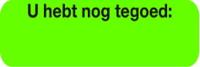 Blockland Strooketiket u hebt nog tegoed 30 x 10mm Blockland Strooketiket u hebt nog tegoed 30 x 10mm