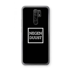 Negenduust black: Xiaomi Redmi 9 Transparant Hoesje