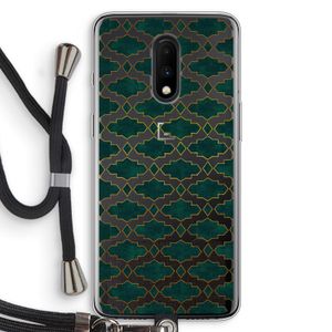 Moroccan tiles: OnePlus 7 Transparant Hoesje met koord