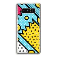 Pop Art #1: Samsung Galaxy Note 8 Transparant Hoesje