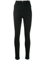 Philipp Plein legging façon jean à taille haute - Noir - thumbnail