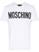 Moschino t-shirt en coton biologique à logo imprimé - Blanc - thumbnail