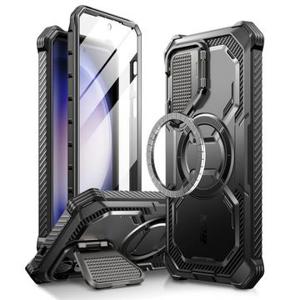 Samsung Galaxy S24 Supcase i-Blason Armorbox Mag Hybride Hoesje - Zwart