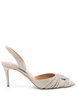 Aquazzura escarpins Gatsby 85 mm à ornements en cristal - Tons neutres Aquazzura escarpins Gatsby 85 mm à ornements en cristal - Tons neutres