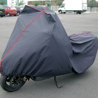 Beschermhoes voor brommer/scooter/motor - universeel - grijs - 250 x 115 x 75 cm