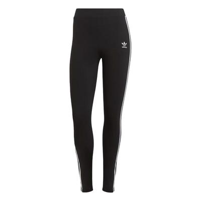 Sportleggings voor Dames Adidas Originals 3 Stripes Zwart - Maat: 34