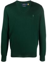 Polo Ralph Lauren pull Polo Pony à col v - Vert