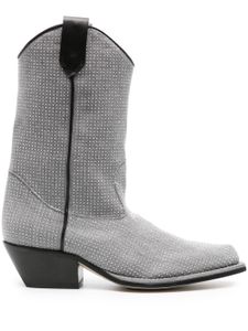 Vic Matie bottines à détails de clous - Gris