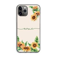 Zonnebloemen: iPhone 11 Pro Max Transparant Hoesje
