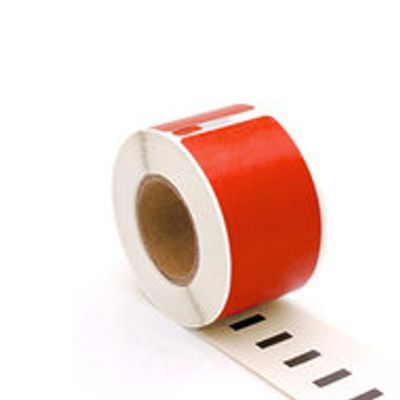 Huismerk DYMO 99012 / S0722400 Labels Rood (89x36mm)