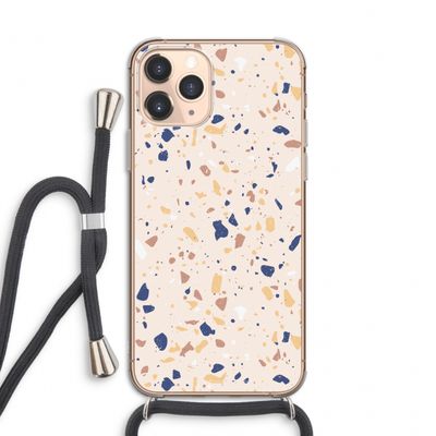 Terrazzo N°23: iPhone 11 Pro Transparant Hoesje met koord