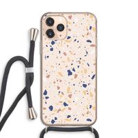 Terrazzo N°23: iPhone 11 Pro Transparant Hoesje met koord