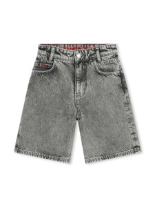 HUGO KIDS bermuda à patch logo - Gris