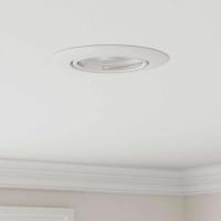 VidaXL Spotje 24 pcs wit 9 x 9 x 2.5 cm metaal