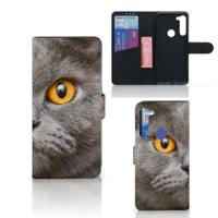 Telefoonhoesje | Met pasjeshouder | Motorola G8 Power Britse Korthaar Telefoonhoesje | Met pasjeshouder | Motorola G8 Power Britse Korthaar