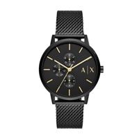 Horlogeband Armani AX2716 Mesh/Milanees Zwart 20mm
