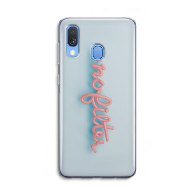 #nofilter: Samsung Galaxy A40 Transparant Hoesje