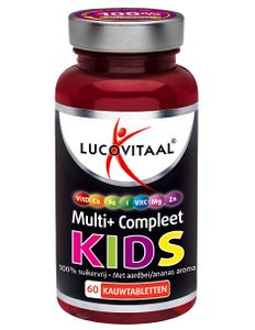 Multi+ Compleet Kids 60 kauwtabletten - Lucovitaal