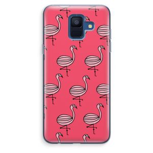 Flamingo: Samsung Galaxy A6 (2018) Transparant Hoesje