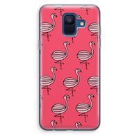 Flamingo: Samsung Galaxy A6 (2018) Transparant Hoesje