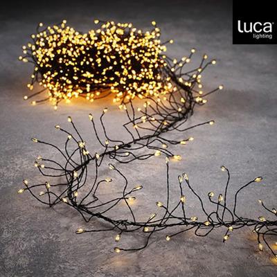 Luca Lighting Clusterverlichting - 2x - 480 led lampjes - warm wit - 300 cm - kerstverlichting