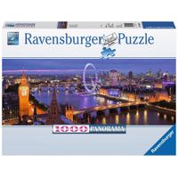 Londen bij nacht panorama puzzel, 1000 stukjes