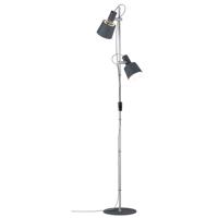 Paulmann Neordic Haldar 79690 Staande lamp LED E14 40 W Donkergrijs, Chroom (mat) Paulmann Neordic Haldar 79690 Staande lamp LED E14 40 W Donkergrijs, Chroom (mat)