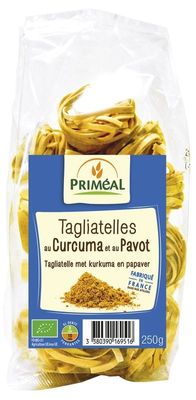 Tagliatelle kurkuma papaver bio