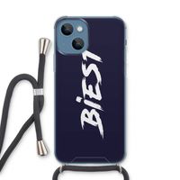 Biest: iPhone 13 Transparant Hoesje met koord