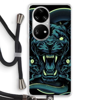 Cougar and Vipers: Huawei P50 Pro Transparant Hoesje met koord