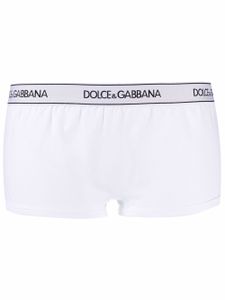 Dolce & Gabbana boxer à taille élastiquée - Blanc