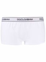 Dolce & Gabbana boxer à taille élastiquée - Blanc - thumbnail