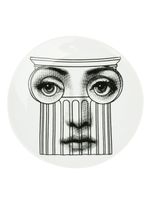 Fornasetti assiette imprimée - Noir - thumbnail