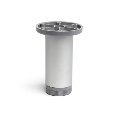 Voeten Rei 405 Cilindrisch Ø 3,9 x 10 cm Zilverkleurig Aluminium Modern