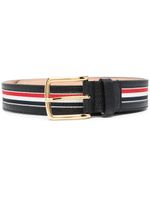 Thom Browne ceinture à rayures RWB - Noir