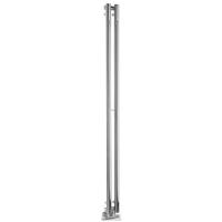 Designradiator Sapho Pilon Recht 12.2x180 cm 310W incl. 4 Haken Chroom Sapho