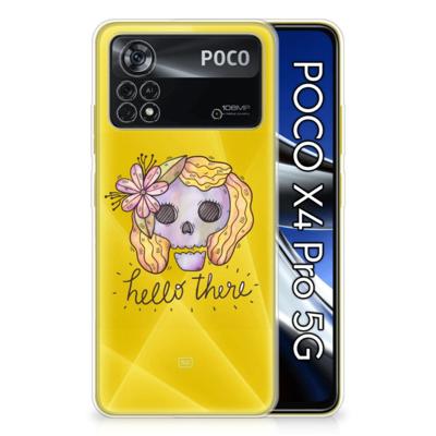 Silicone Back Case Xiaomi Poco X4 Pro 5G Boho Skull Silicone Back Case Xiaomi Poco X4 Pro 5G Boho Skull