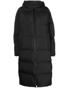 Yves Salomon parka réversible à capuche - Noir