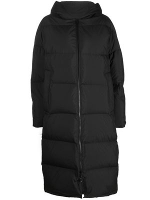 Yves Salomon parka réversible à capuche - Noir