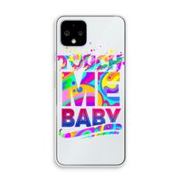 Touch Me: Pixel 4 Transparant Hoesje
