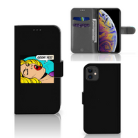 Apple iPhone 11 Wallet Case met Pasjes Popart Oh Yes - thumbnail