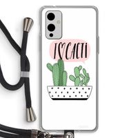 I love cacti: OnePlus 9 Transparant Hoesje met koord
