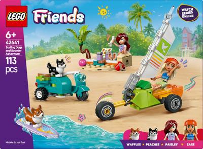 LEGO® Friends 42641 Surf- en scooterplezier met de honden