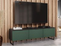 Tv-meubel DELONI 3 deuren groen